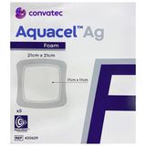 Aquacel Ag Foam Gümüşlü Yanık Yara Örtüsü 21x21 Tekli