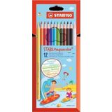 Aquacolor Sulandırılabilir Kuru Boya Kalemi 12'li