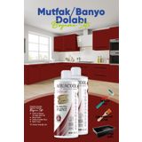 Aquacool Trend Mutfak Dolabı Boyama Seti/Banyo Dolabı Boyama Seti 3011 Kahve Kızıl