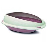 Aquael Comfy Cleo Medium Pembe 45X36x15,5 cm Açık Kedi Tuvaleti