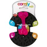 Aquael Comfy Dental Naneli Köpek Diş Kaşıyıcı Pembe 8,5 cm Kemik Oyuncak
