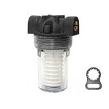 Aquafer 534 PM4 Yıkanabilir Paslanmaz Mazot Süzme Filtresi 3/4 inc 100 Micron Filtre Kabı