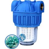 Aquafer Tombul (3/4 Inç Girişli) Siliphoslu Yıkanabilir Su Arıtma Filtresi Kirece Karşı Etkili