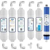 Aquaflo Milsuart Kapalı Kasa Su Arıtma Cihazı 10'lu Filtresi Standart Membranlı Set Yüksek Performanslı Kolay Montaj