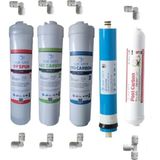 Aquafly 12" Inline 5li Su Arıtma Filtresi Kapalı Kasa Cihaz Uyumlu - Beyaz
