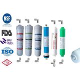 Aquafly 12" Inline 6'lı Takım Alkali Su Arıtma Filtresi Kapalı Kasa Cihaz Uyumlu - Yeşil