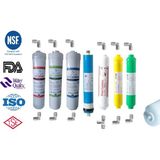 Aquafly 12" Inline 7li Takım Alkali Mineral Su Arıtma Filtresi Kapalı Kasa Cihaz Uyumlu - Altın