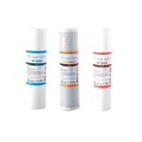 AQUAFLY Su Arıtma Filtresi 3lü Set Arıtıcı Filtresi AÇIK KASA CİHAZ UYUMLU (Krem)