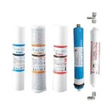 Aquafly Su Arıtma Filtresi 5li Takım Arıtıcı Filtresi 10" Açık Kasa Cihaz Uyumlu - Mavi