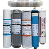 Aquafly Su Arıtma Filtresi 6 Filtre 11 Aşama Arıtıcı Filtresi Yedek 10' Açık Kasa Uyumlu - Gri