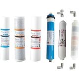 Aquafly Su Arıtma Filtresi 6 Filtre 11 Aşama Arıtıcı Filtresi Yedek 10' Açık Kasa Uyumlu - Gümüş