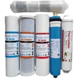 Aquafly Su Arıtma Filtresi 6 Filtre 9 Aşama Arıtıcı Filtresi Yedek 10' Açık Kasa Uyumlu - Gümüş