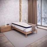 Aqualis Tek Kişilik Pedli Paket Yaylı Yatak 30 cm - 120 × 200 cm