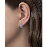Aquamarin Marquise Diamond Night Halka Kadin Gumus Kupe 17 Mm