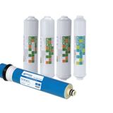 Aquames - Su Arıtma Cihazları 12" Inline 5'li Filtre Seti NSF sertifikalı