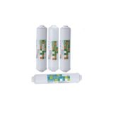 Aquames Su Arıtma Cihazları 12" Inline Çubuklu 4'Lü Filtre Seti Nsf'Li