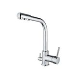 Aquamix Aceser Arıtma Çıkışlı 3 Yollu Evye Bataryası ACE582