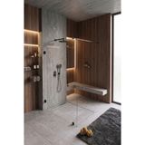 Aquanit 80X120 Beton Gri Slope Line (Sifon Dahil)