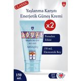 Aquas Classic Yaşlanma Karşıtı Enerjetik 2x150 ml Güneş Kremi