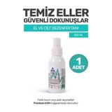 AQUASEPTICA El ve Cilt Dezenfektanı 100 ml – Durulama Gerektirmeyen Hijyen Solüsyonu ( El ve Cilt Antiseptiği)