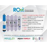 Aquaset 12″ Inlıne Plus Beşli Filtre Seti