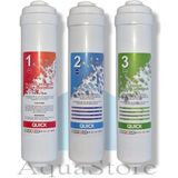 Aquastore Kapalı Kasa 12 Inç Su Arıtma Cihazı Filtresi Inline 6 Aylık Yeni Sistem Filtre Seti - Standart - Çok Renkli