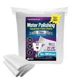 Aquatic Experts Parlatma Filtresi Pedi - Akvaryum için Üstün Parlatma Pedi - Tatlı Su ve Tuzlu Su Balık Tankları ve Teraryumlar için 60 cm x 91 cm Medya için - ABD'de Üretilmiştir (100 Mikron - 2 Paket)
