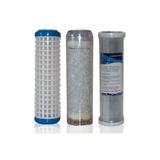 Aquatime Daire Bina Sayaç Girişi 10" Inc 3 Aşama (yıkanabilir , Silifoz , Blok ) Yedek Filtre Seti