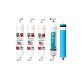 Aquatime Kapalı Kasa 12" İnç 5li İnline Filtre Seti Nsf Onaylı Standart Membranlı (Aquatime)