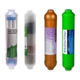 AQUATİME Su Arıtma Cihazı Full Mineral Filtre Seti Detox 4 Lü Mineral Gold Mineral Coconat Bazlı Tatlandırıcı Filtre