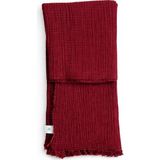 AQUATOLIA Aquatolıa Müslin Tv Battaniyesi -Koyu Kiremit Koltuk Örtüsü - Pike - 190/100 - 90 x 190 cm