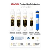 aquatürk Kapalı Kasa Inline 5 Aşamalı Filtre