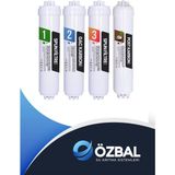 Aquıfer Inline 4 Aşama Filtre Seti