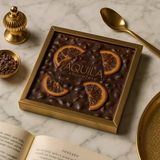 Aquila Chocolate Antep Fıstıklı Dilim Portakallı Bitter Çikolata 250 G