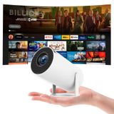 aquota Mini Slayt Göstericisi 4k 160 ANSI Lümen 4K Taşınabilir Projektör Dual Band Wifi6/BT5.0, Slayt Göstericisi Telefon 180°Döndürülebilir ve Otomatik Köşe Düzeltme ile Android ve IOS 11.0