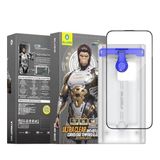 AR 3D Ultra Clear iPhone 16 Pro Max Uyumlu Uygulama Aparatlı Kavisli Tam Kaplayan Ekran Koruyucu