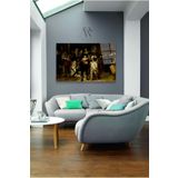 Ar Ajans Kanvas Tablo De Nachtwacht Gece Devriyesi Rembrandt Van Rijn'In Eseri Dekoratif Cam Tablo 50 X 70