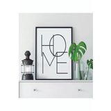 Ar Ajans Kanvas Tablo Home Temalı Çerçeve Görünümlü Dekoratif Mdf Tablo 30 X 40