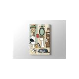 Ar Ajans Kanvas Tablo Lavabo Ve Banyo Için Kanvas Kedi Tablo 40 X 60