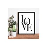 Ar Ajans Kanvas Tablo Love Temalı Çerçeve Görünümlü Koridor Salon Mutfak Tasarımlı Mdf Tablo 30 X 40 ARMDF10025018