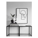 Ar Ajans Kanvas Tablo Love Temalı Çerçeve Görünümlü Koridor Salon Mutfak Tasarımlı Mdf Tablo 30 X 40 ARMDF1002502