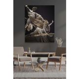 Ar Ajans Kanvas Tablo Medusa Yılan Saçlı Kadın Heykel Mitoloji Zeus Heykel Kanvas Tablo 40 X 60
