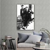 AR AJANS KANVAS TABLO Mustafa Kemal Atatürk Karizma Asalet Siyah Beyaz Fotoğraf Salıncak Kanvas Tablo ART00130 - 50 x 70 - Çok Renkli
