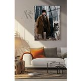 Ar Ajans Kanvas Tablo Mustafa Kemal Atatürk Ormanda Asil Kurt Dekoratif Cam Tablo 50 X 70