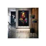 Ar Ajans Kanvas Tablo Renkli Zeus Heykeli Art Yunan Mitoloji Dekoratif Modern Kanvas Tablo Art00183 80 X 120