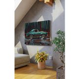 Ar Ajans Kanvas Tablo Yeşil Araba Gti Dekoratif Kanvas Tablo 40 X 60
