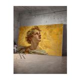Ar Ajans Kanvas Tablo Yunan Heykeli Gold Dizayn Dekoratif Kanvas Tablo 40 X 60