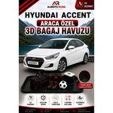 Ar Alberto Rossi Hyundai Accent Era 2006 - 2016 Araca Özel 3D Bagaj Havuzu