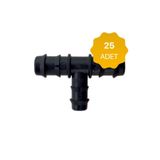 AR Damlama Sulama Kurtağzı Te Bağlantı 20x20x20 (25 ADET)