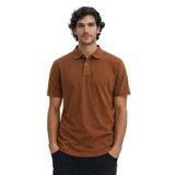 Ar-ma Erkek Battal Büyük Beden Polo Yaka Tişört Regular Fit%100 Pamuk Pike Basic Y29374870302 Kahverengi-K7